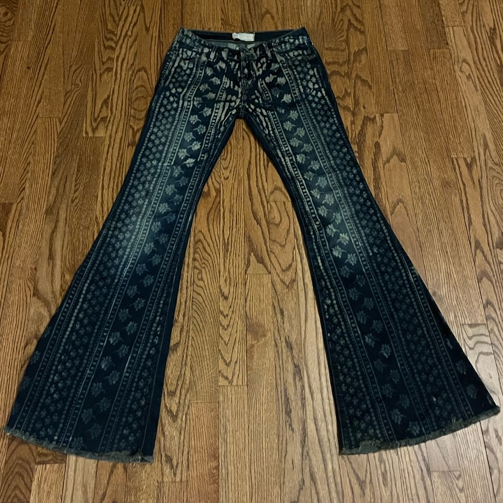 Free People printed jeans